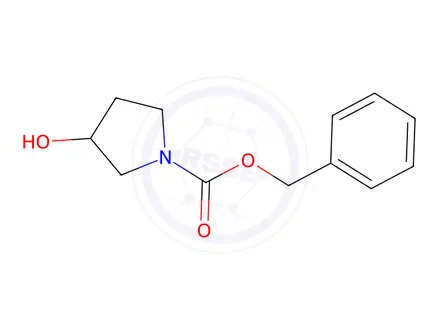 Chemical structure of Benzyl 3-Hydroxypyrrolidine-1-carboxylate