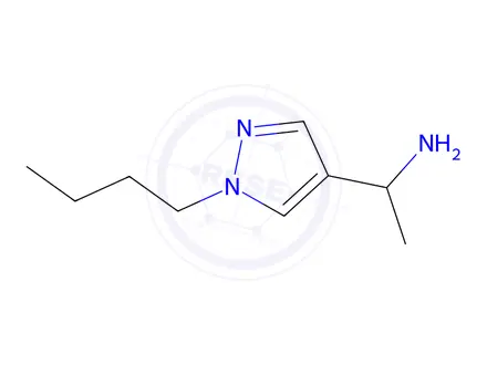 Chemical structure of 1-(1-Butyl-1h-pyrazol-4-yl)ethan-1-amine