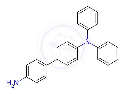 Chemical structure of N4,N4-Diphenyl-[1,1'-biphenyl]-4,4'-diamine
