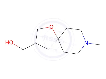 Chemical structure of (8-methyl-1-oxa-8-azaspiro[4.5]decan-3-yl)methanol