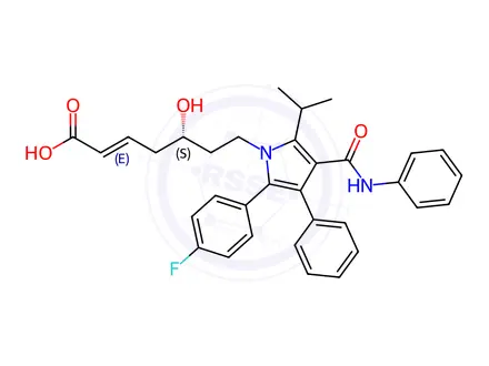 Chemical structure of Atorvastatin Calcium Impurity 87 Monomer