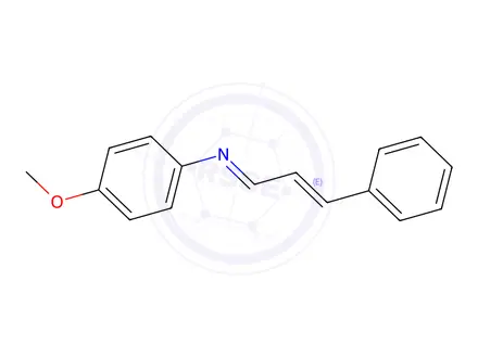 Chemical structure of N-(4-Methoxyphenyl)-3-phenylprop-2-en-1-imine