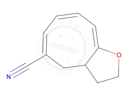 Chemical structure of 2,3,3A,4-tetrahydrocycloocta[b]furan-5-carbonitrile