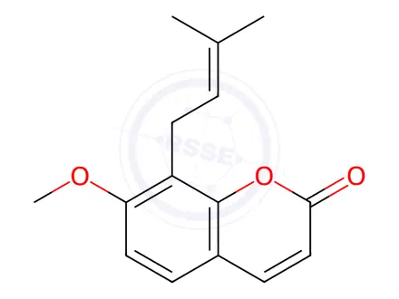 Chemical structure of Osthole