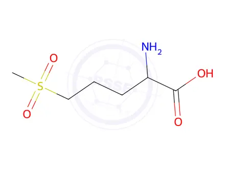 Chemical structure of 2-Amino-5-(methylsulfonyl)pentanoic acid