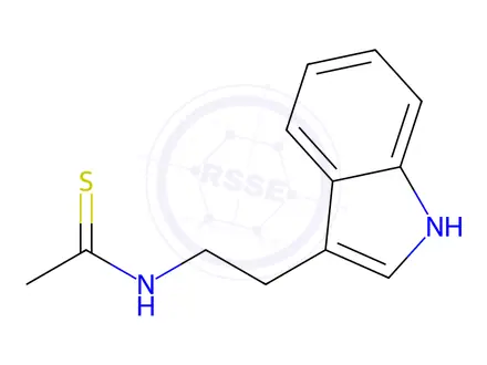 Chemical structure of ACETAMIDE,N-(2-(INDOL-3-YL)ETHYL)THIO-