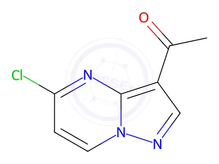 Chemical structure of Ethanone, 1-(5-chloropyrazolo[1,5-a]pyrimidin-3-yl)-