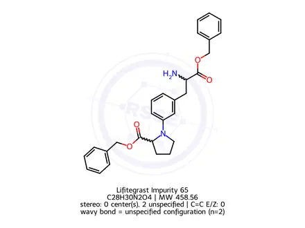 Chemical structure of Lifitegrast Impurity 246
