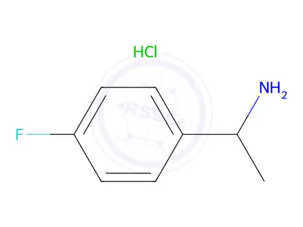 Chemical structure of 1-(4-FLUOROPHENYL)ETHANAMINE HYDROCHLORIDE