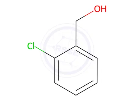 Chemical structure of 2-Chlorobenzyl alcohol Solution in Acetonitrile