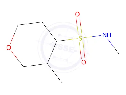 Chemical structure of N,3-dimethyltetrahydro-2h-pyran-4-sulfonamide
