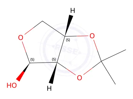 Chemical structure of 2,3-O-ISOPROPYLIDENE-D-ERYTHROSE