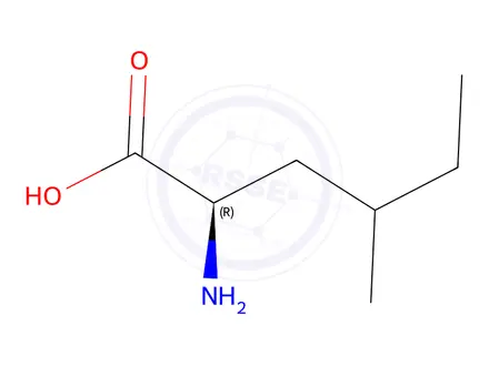 Chemical structure of (2r)-2-Amino-4-methylhexanoic acid