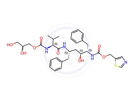 Chemical structure of Ritonavir Impurity 92