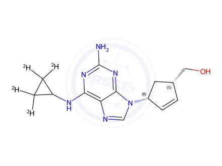 Chemical structure of Abacavir-d4