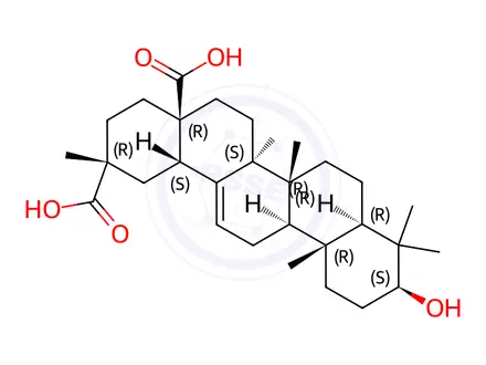 Chemical structure of Serratagenic acid