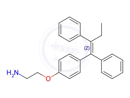 Chemical structure of Didesmethyl Tamoxifen