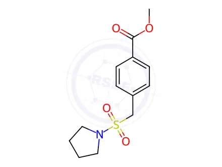 Chemical structure of Methyl 4-[(pyrrolidine-1-sulfonyl)methyl]benzoate