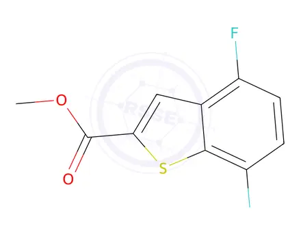 Chemical structure of Methyl 4,7-Difluoro-1-benzothiophene-2-carboxylate