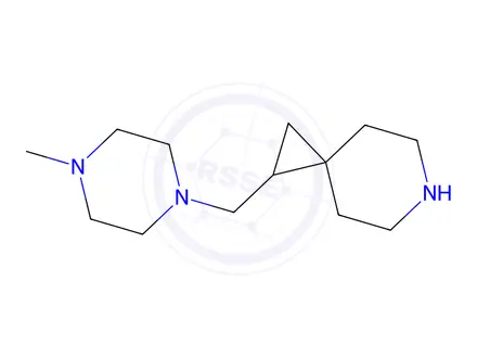Chemical structure of 1-[(4-methylpiperazin-1-yl)methyl]-6-azaspiro[2.5]octane