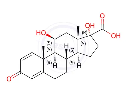 Chemical structure of Prednisolone Impurity 170