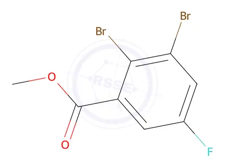 Chemical structure of Methyl 2,3-dibromo-5-fluorobenzoate