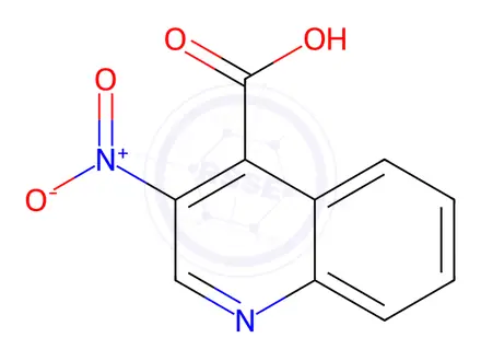 Chemical structure of 3-Nitroquinoline-4-carboxylic acid