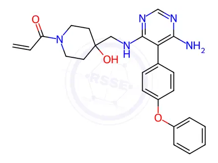 Chemical structure of Evobrutinib Impurity 29