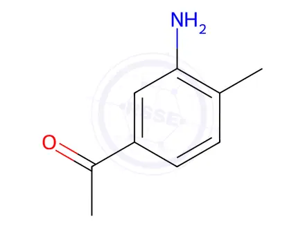 Chemical structure of 1-(3-Amino-4-methylphenyl)ethanone