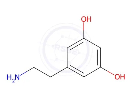 Chemical structure of 5-(2-Aminoethyl)benzene-1,3-diol