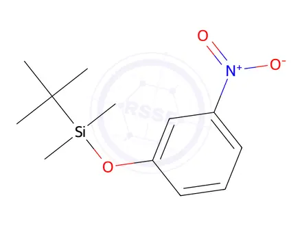 Chemical structure of tert-Butyldimethyl3-nitrophenoxysilane