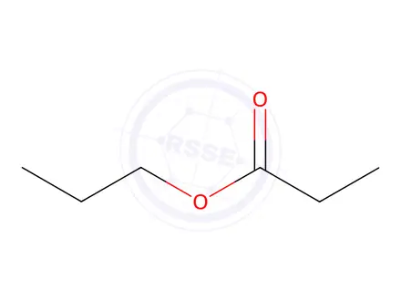 Chemical structure of Propionoic acid-propyl ester