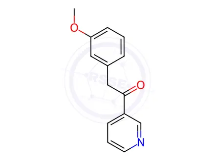 Chemical structure of 2-(3-METHOXYPHENYL)-1-(PYRIDIN-3-YL)ETHANONE
