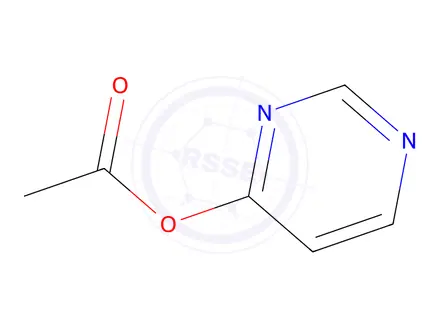 Chemical structure of Pyrimidin-4-yl acetate
