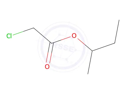 Chemical structure of 2-Butyl Chloroacetate