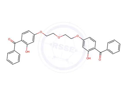 Chemical structure of 4,4''-[Oxybis(ethyleneoxy)]bis[2-hydroxybenzophenone]