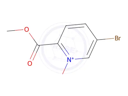Chemical structure of 5-Bromo-2-(methoxycarbonyl)pyridine 1-oxide