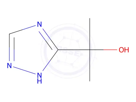 Chemical structure of 2-(1H-1,2,4-Triazol-5-yl)propan-2-ol