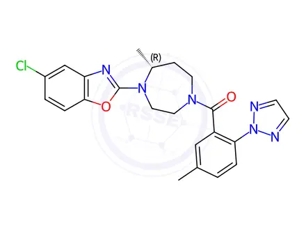 Chemical structure of Suvorexant Impurity 4