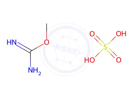 Chemical structure of Methyl carbamimidate sulfate