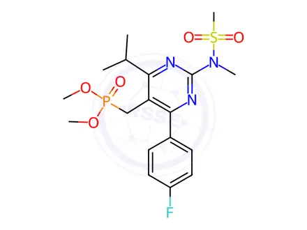 Chemical structure of Rosuvastatin Calcium Impurity 136