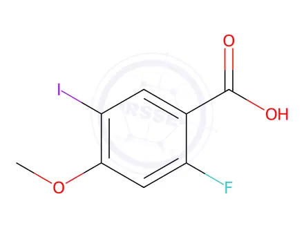 Chemical structure of 2-Fluoro-5-iodo-4-methoxybenzoic acid