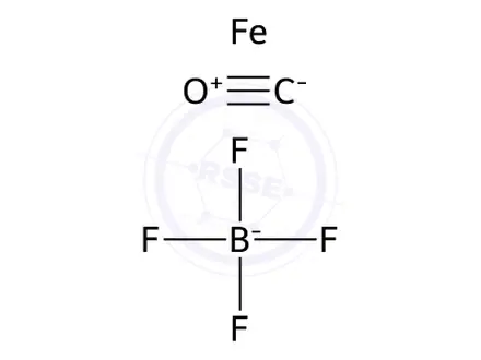 Chemical structure of CYCLOHEXADIENYLIUMIRON(0) TRICARBONYL TETRAFLUOROBORATE