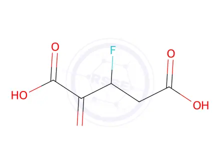 Chemical structure of 3-Fluoro-2-oxopentanedioic acid