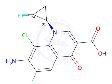 Chemical structure of Sitafloxacin Impurity 35