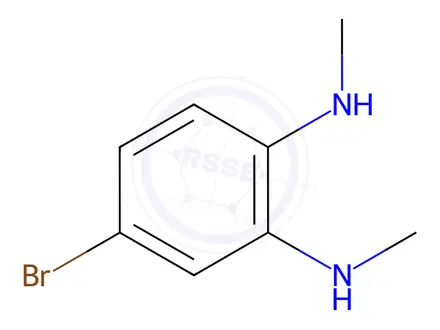 Chemical structure of 4-Bromo-N1,N2-dimethylbenzene-1,2-diamine