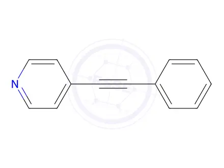Chemical structure of 4-(2-phenylethynyl)pyridine