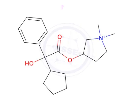 Chemical structure of Glycopyrrolate Iodide (Mixture of Diastereomers)