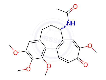 Chemical structure of isocolchicine