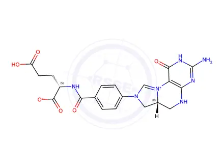 Chemical structure of Calcium Folinate Impurity 14